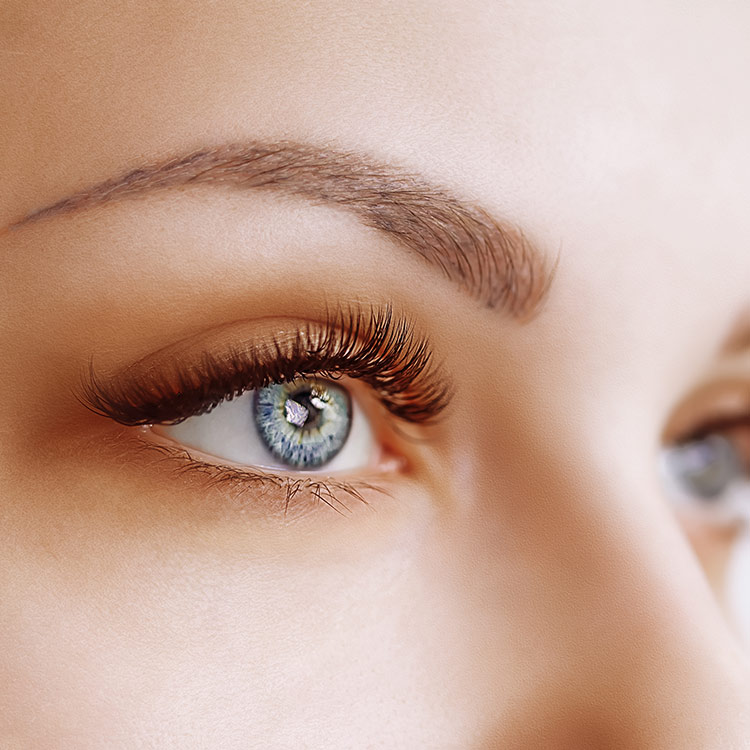 Close up of female's eye