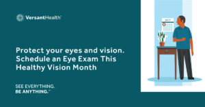 Ad that says protect your eyes and vision
