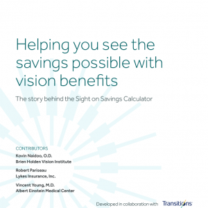 Screenshot of the cover for the eBook about the story behind the Sight on Savings Calculator